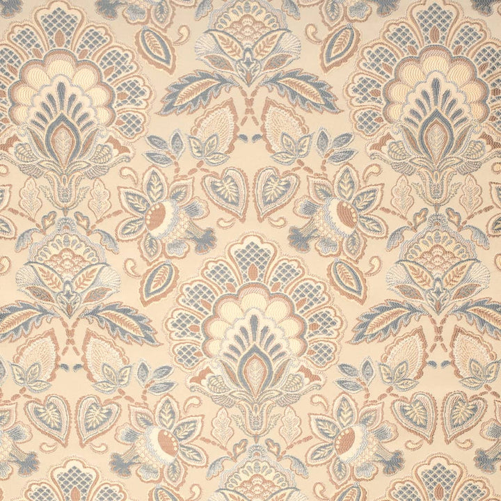 D4434 Felicity Chambray by Charlotte Fabric Vintage Damask 100% Polyester Asia </p><p>Repeat: Horizontal 14.75" x Vertical 18.25" 54 Inches - Fabric Carolina -