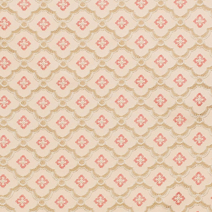 D4440 Mae Coral by Charlotte Fabric Vintage Damask 100% Polyester Asia </p><p>Repeat: Horizontal 2" x Vertical 2" 54 Inches - Fabric Carolina -