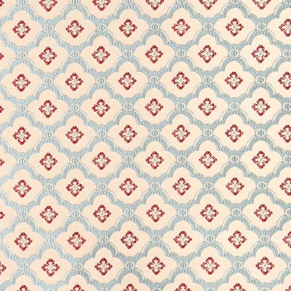 D4441 Mae Cardinal by Charlotte Fabric Vintage Damask 100% Polyester Asia </p><p>Repeat: Horizontal 2" x Vertical 2" 54 Inches - Fabric Carolina -