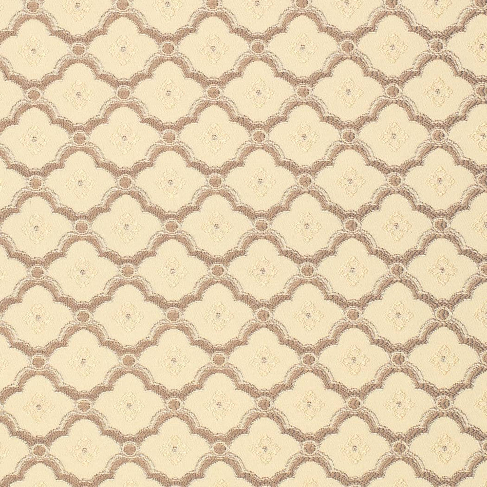 D4445 Mae Oyster by Charlotte Designer Fabric Vintage Damask 100% Polyester Asia </p><p>Repeat: Horizontal 2" x Vertical 2" 54 Inches - Swanky Fabrics -