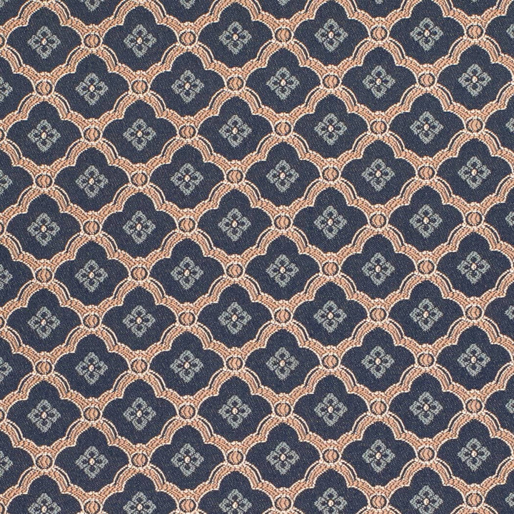 D4446 Mae Navy by Charlotte Fabric Vintage Damask 100% Polyester Asia </p><p>Repeat: Horizontal 2" x Vertical 2" 54 Inches - Fabric Carolina -