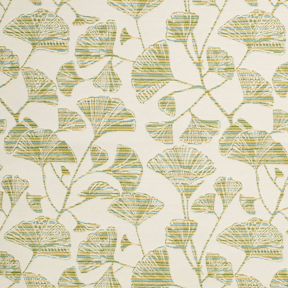 D4553 Ginkgo Grass by Charlotte Fabric Veranda II 71% Polypropylene, 29% Polyester Mexico </p><p>Repeat: Horizontal 11" x Vertical 11" 54 Inches - Fabric Carolina -