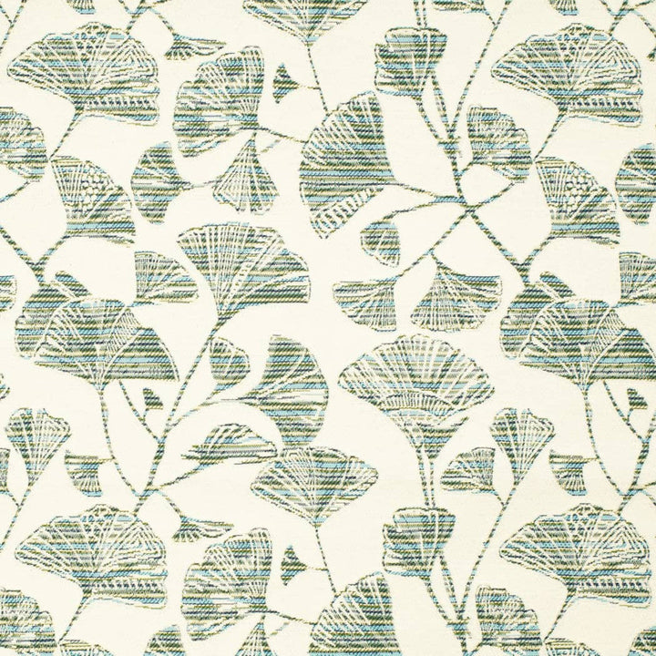 D4554 Ginkgo Pool by Charlotte Designer Fabric Veranda II 71% Polypropylene, 29% Polyester Mexico </p><p>Repeat: Horizontal 11" x Vertical 11" 54 Inches - Swanky Fabrics -