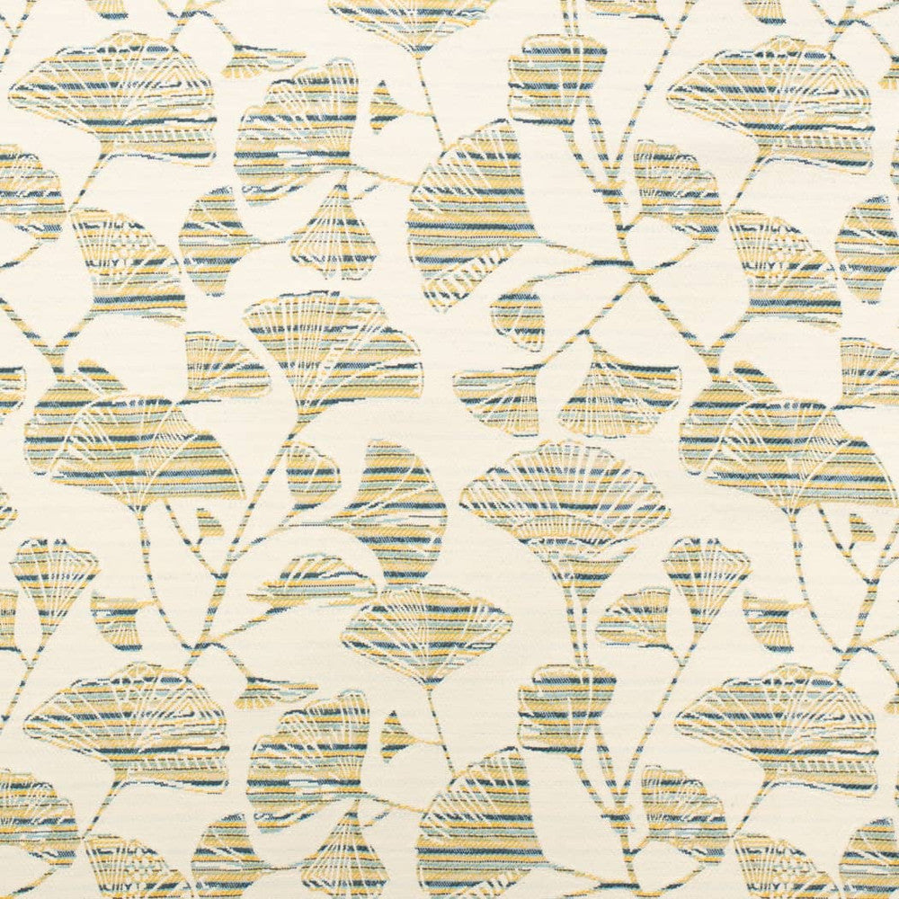 D4557 Ginkgo Sun by Charlotte Fabric Veranda II 71% Polypropylene, 29% Polyester Mexico </p><p>Repeat: Horizontal 11" x Vertical 11" 54 Inches - Fabric Carolina -