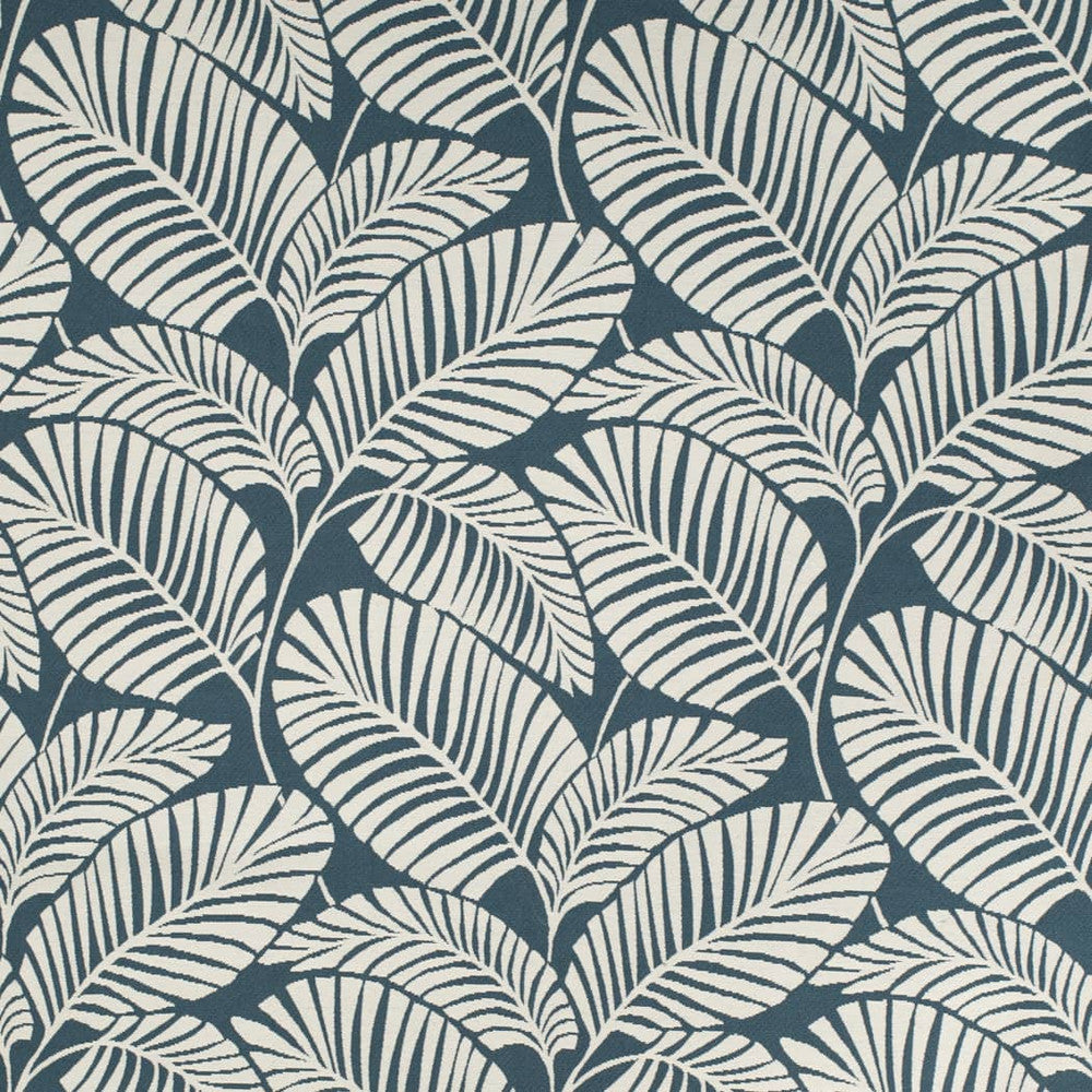 D4561 Palm Marine by Charlotte Designer Fabric Veranda II 71% Polypropylene, 29% Polyester Mexico </p><p>Repeat: Horizontal 11.5" x Vertical 22" 54 Inches - Swanky Fabrics -