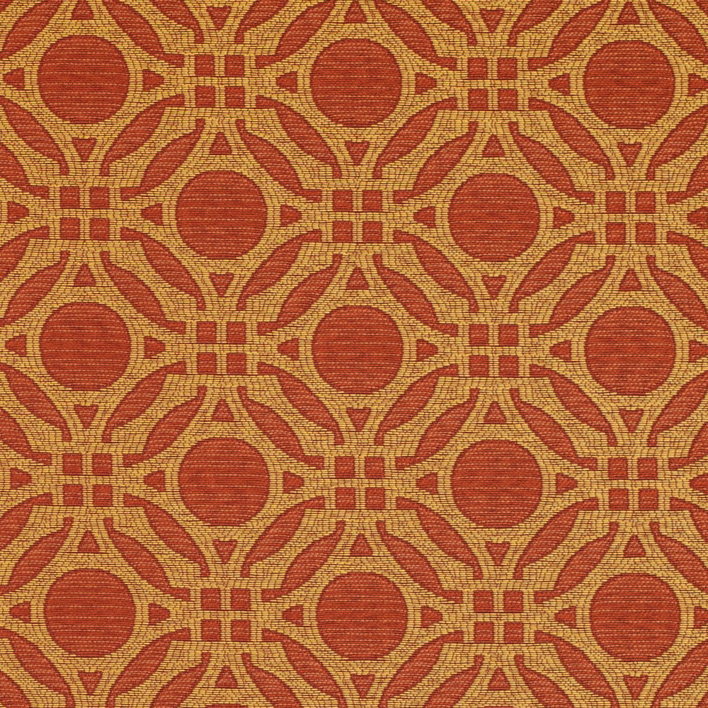D4635 Tangerine by Charlotte Fabric Contract Collective 100% Polyester USA Exceeds 100,000 Wyzenbeek Rubs (Heavy Duty) Horizontal 4" x Vertical 3.5" 54 Inches - Fabric Carolina -