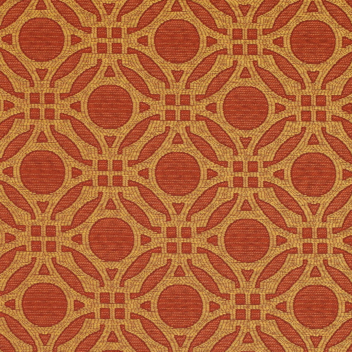 D4635 Tangerine by Charlotte Fabric Contract Collective 100% Polyester USA Exceeds 100,000 Wyzenbeek Rubs (Heavy Duty) Horizontal 4" x Vertical 3.5" 54 Inches - Fabric Carolina -