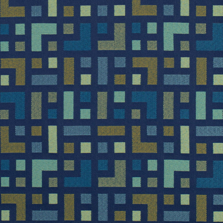 D4637 Navy by Charlotte Designer Fabric Contract Collective 100% Polyester USA Exceeds 100,000 Wyzenbeek Rubs (Heavy Duty) Horizontal 9.5" x Vertical 10" 54 Inches - Swanky Fabrics -