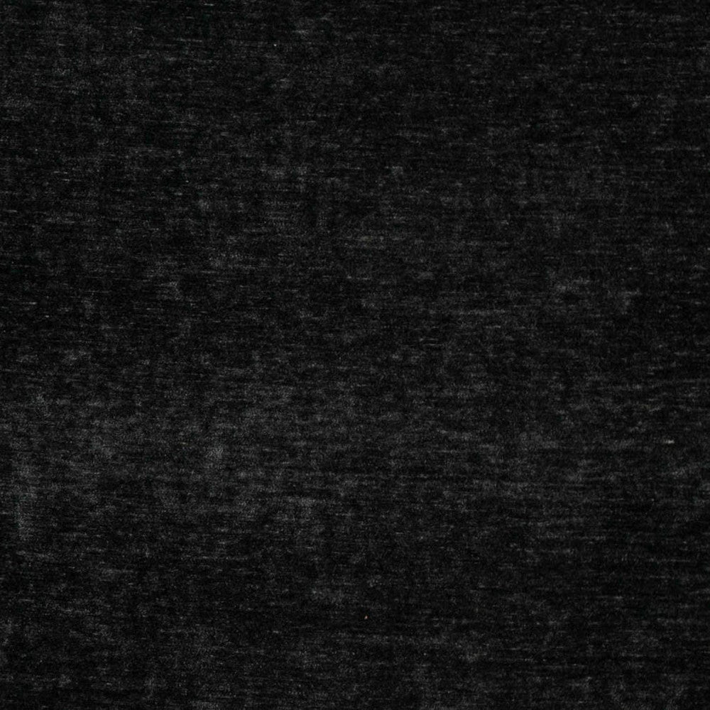 D4727 Onyx by Charlotte Fabric Luxe Velvet II 100% Polyester Asia Exceeds 120,000 Wyzenbeek Rubs (Heavy Duty) No Repeat 54 Inches - Fabric Carolina -