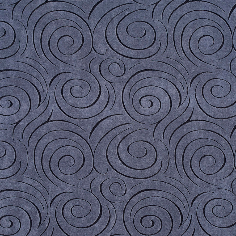 D536 Wedgewood Swirl by Charlotte Fabric Microfibers II 100% Nylon Microfiber Made In USA Exceeds 200,000 Wyzenbeek Rubs (Heavy Duty) Horizontal: 7.5" x Vertical: 6.5" 54 Inches - Fabric Carolina -
