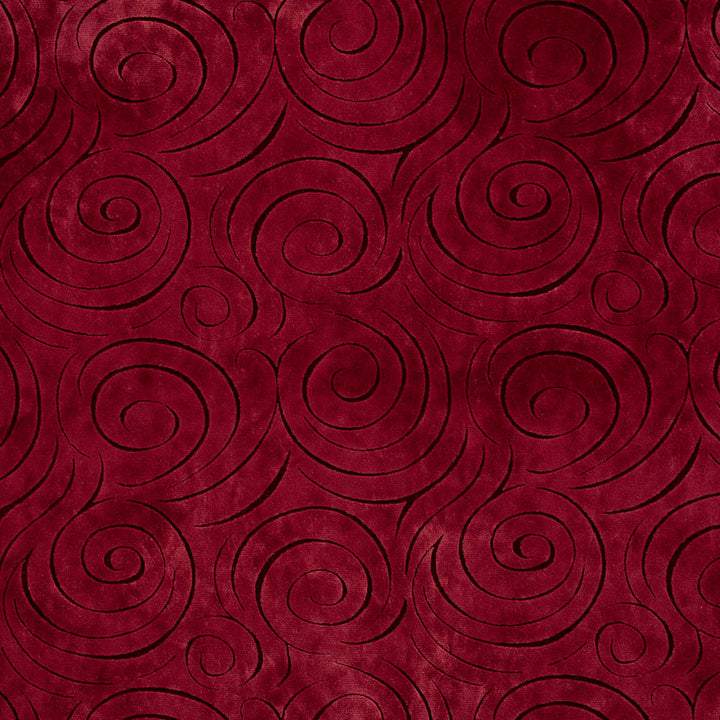 D537 Merlot Swirl by Charlotte Fabric Microfibers II 100% Nylon Microfiber Made In USA Exceeds 200,000 Wyzenbeek Rubs (Heavy Duty) Horizontal: 7.5" x Vertical: 6.5" 54 Inches - Fabric Carolina -