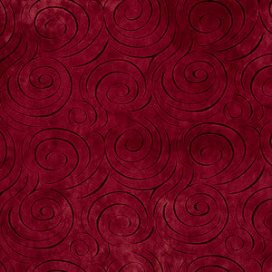 D537 Merlot Swirl by Charlotte Fabric