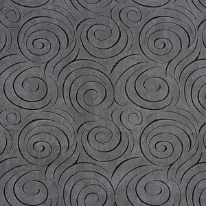 D538 Graphite Swirl by Charlotte Fabric