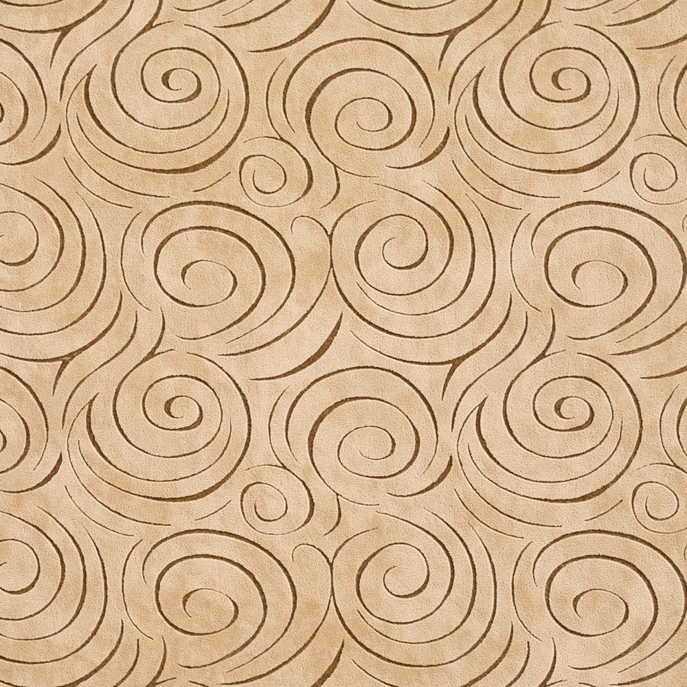 D539 Flax Swirl by Charlotte Fabric Microfibers II 100% Nylon Microfiber Made In USA Exceeds 200,000 Wyzenbeek Rubs (Heavy Duty) Horizontal: 7.5" x Vertical: 6.5" 54 Inches - Fabric Carolina -