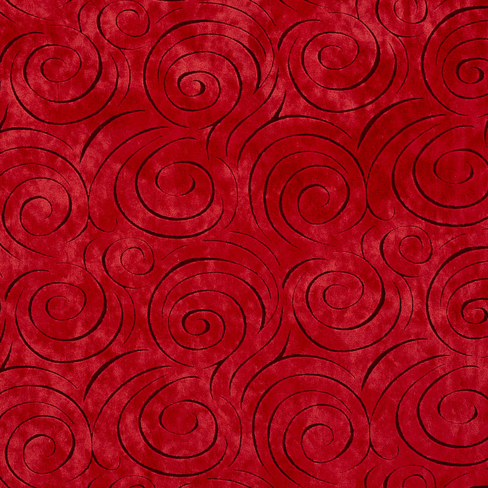 D541 Garnet Swirl by Charlotte Fabric Microfibers II 100% Nylon Microfiber Made In USA Exceeds 200,000 Wyzenbeek Rubs (Heavy Duty) Horizontal: 7.5" x Vertical: 6.5" 54 Inches - Fabric Carolina -
