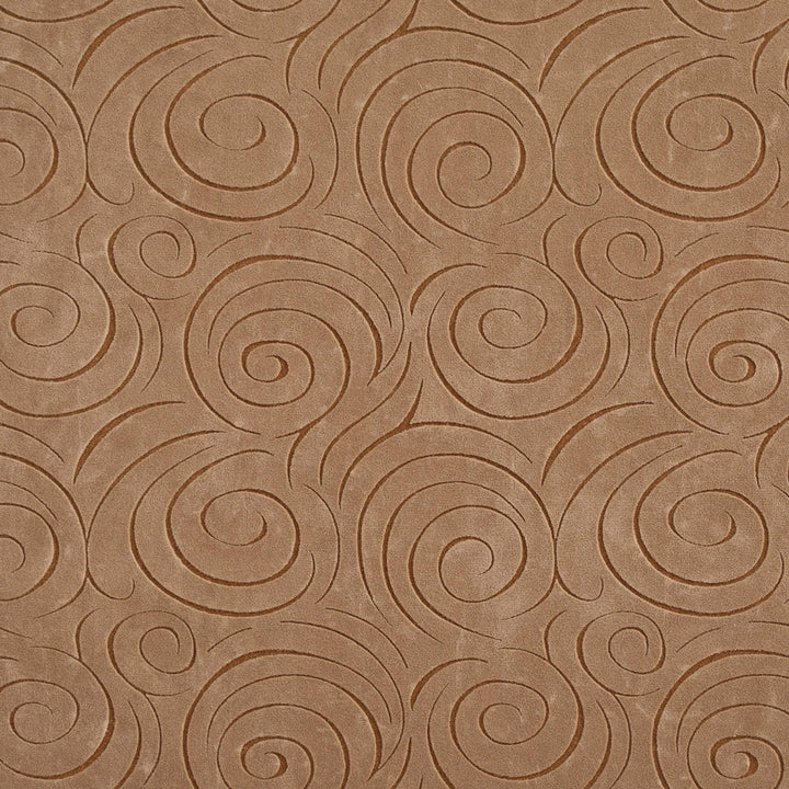 D543 Taupe Swirl by Charlotte Fabric Microfibers II 100% Nylon Microfiber Made In USA Exceeds 200,000 Wyzenbeek Rubs (Heavy Duty) Horizontal: 7.5" x Vertical: 6.5" 54 Inches - Fabric Carolina -