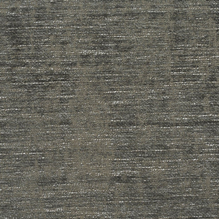 D674 Charcoal by Charlotte Designer Fabric Chenille Textures 87% Polyester, 13% Rayon Asia Exceeds 60,000 Wyzenbeek Rubs (Heavy Duty) No Repeat 54 Inches - Swanky Fabrics -