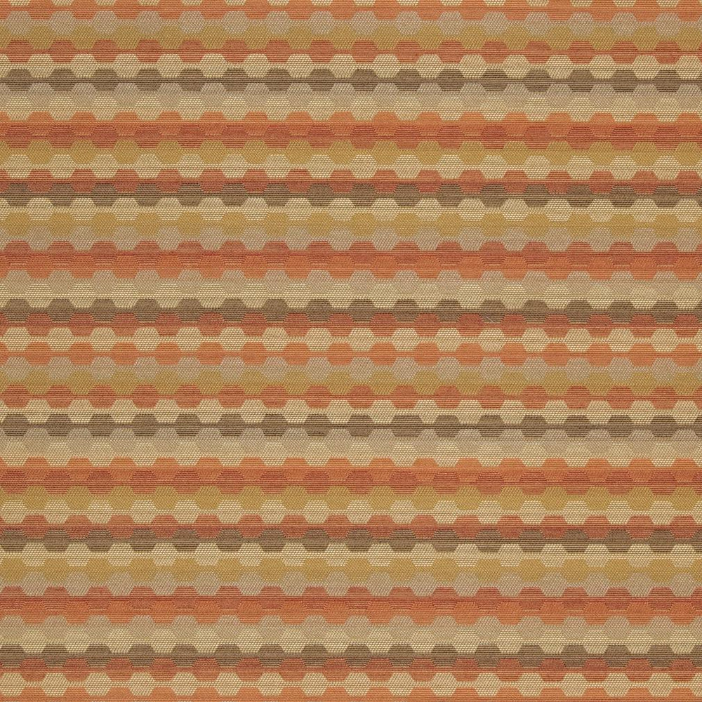 D920 Rope/Rust by Charlotte Designer Fabric Durables III 100% Woven Polyester Made In USA Exceeds 100,000 Wyzenbeek Rubs (Heavy Duty) Horizontal 1" x Vertical 7.25" 54 Inches - Swanky Fabrics -