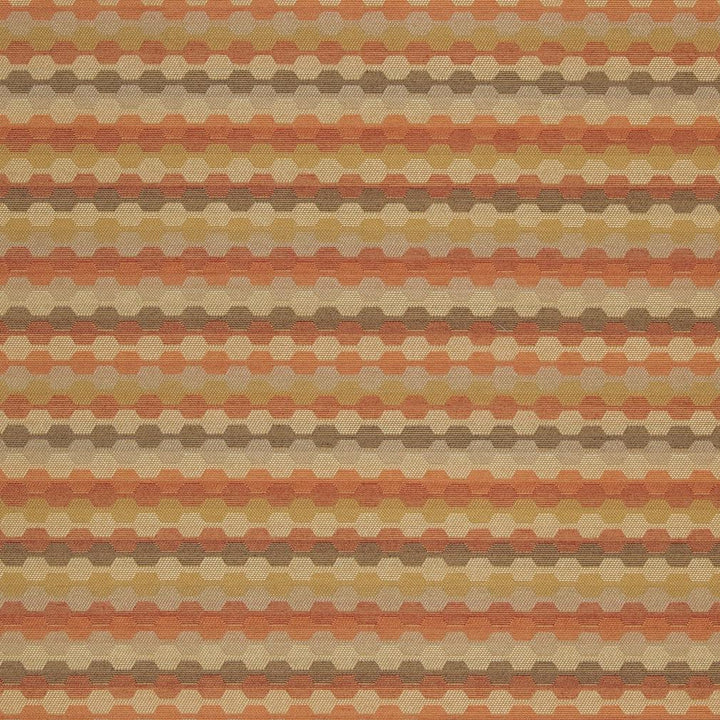 D920 Rope/Rust by Charlotte Designer Fabric Durables III 100% Woven Polyester Made In USA Exceeds 100,000 Wyzenbeek Rubs (Heavy Duty) Horizontal 1" x Vertical 7.25" 54 Inches - Swanky Fabrics -