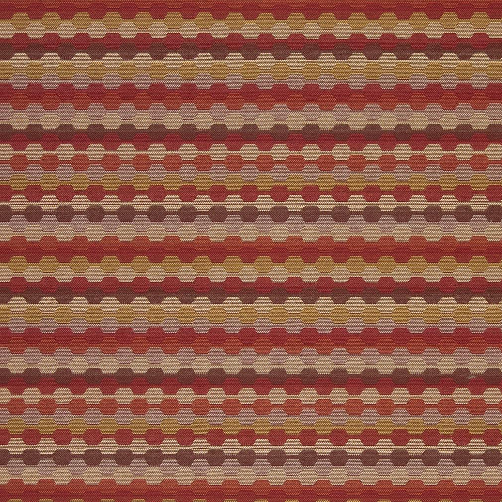 D921 Rope/Spice by Charlotte Designer Fabric Durables III 100% Woven Polyester Made In USA Exceeds 100,000 Wyzenbeek Rubs (Heavy Duty) </p><p>Repeat: Horizontal: 1" x Vertical: 7.25" 54 Inches - Swanky Fabrics -