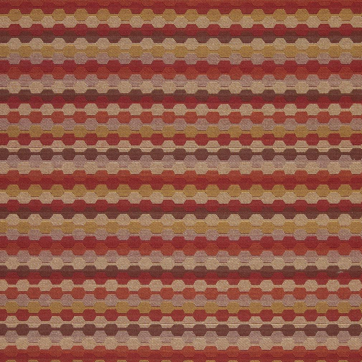 D921 Rope/Spice by Charlotte Designer Fabric Durables III 100% Woven Polyester Made In USA Exceeds 100,000 Wyzenbeek Rubs (Heavy Duty) Horizontal 1" x Vertical 7.25" 54 Inches - Swanky Fabrics -
