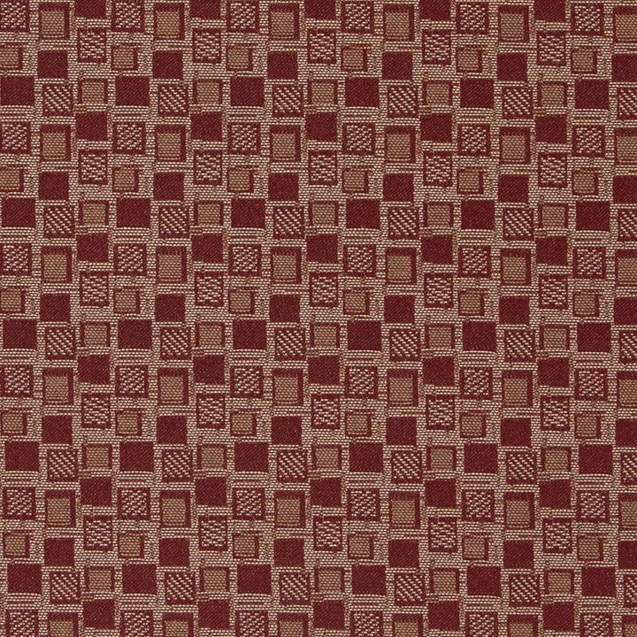 D928 Squares/Spice by Charlotte Fabric Durables III 100% Woven Polyester Made In USA Exceeds 100,000 Wyzenbeek Rubs (Heavy Duty) Horizontal 1.75" x Vertical 1.75" 54 Inches - Fabric Carolina -