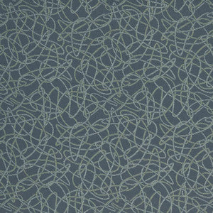 D929 Squiggles/Aegean by Charlotte Fabric