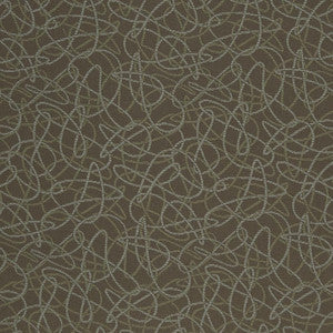 D931 Squiggles/Chocolate by Charlotte Fabric