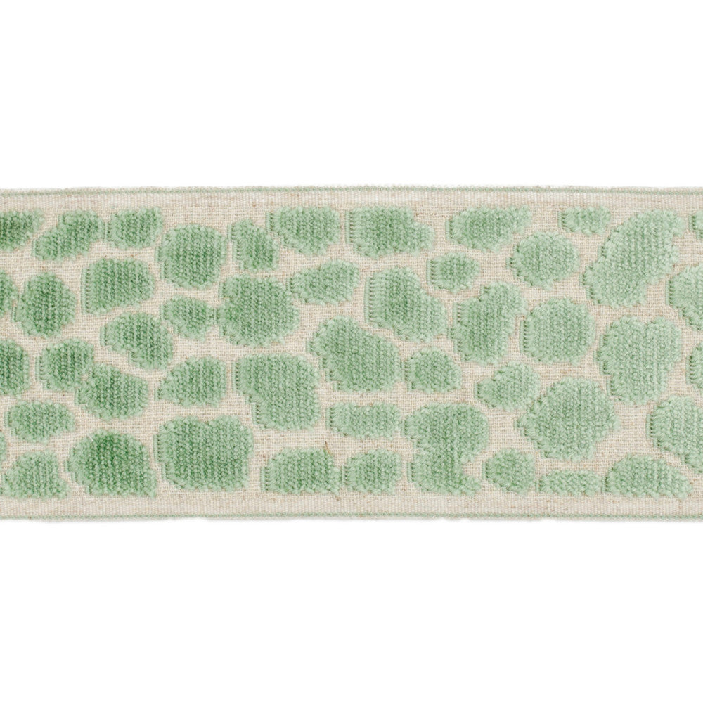 Alpas Caribbean Green by Europatex Fabric Alpas 100% Polyester 3.50 inches - Fabric Carolina -