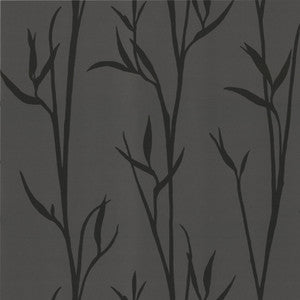 Matcha Black Wallpaper by York Wallcoverings