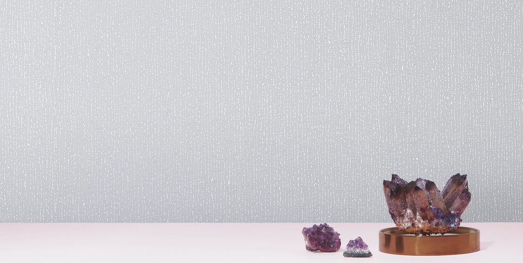Radiant Juniper Light Grey Wallpaper by York Wallcoverings Designer