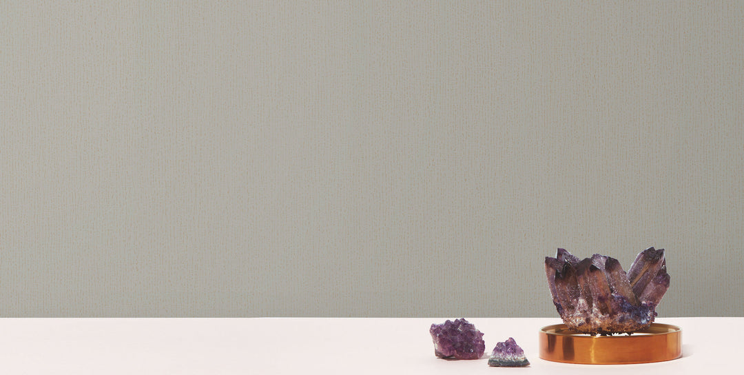 Radiant Juniper Dark Grey Wallpaper by York Wallcoverings Designer