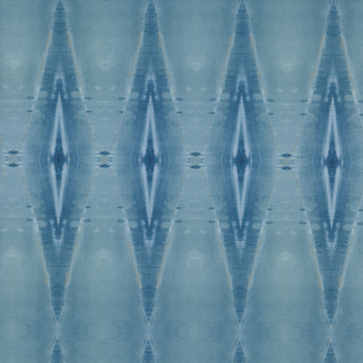 Origin Blue Wallpaper by York Wallcoverings Artisan Digest Covers about 60.8 square feet 27-in by 27-ft long roll Unpasted 25.25 - Fabric Carolina -