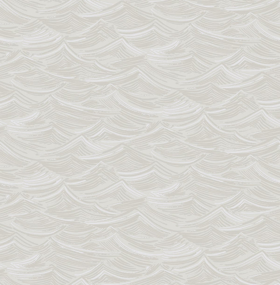 Calm Seas Soft Gray and White by Seabrook Wallpaper Day Dreamers United States 56.12 10.43" 20.5" - Fabric Carolina -