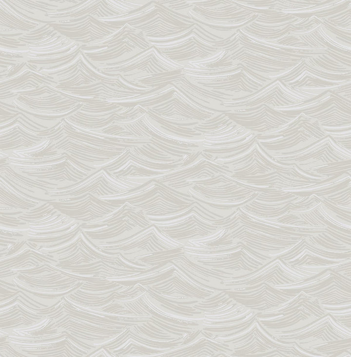 Calm Seas Soft Gray and White by Seabrook Wallpaper Day Dreamers United States 56.12 10.43" 20.5" - Fabric Carolina -