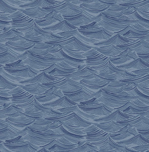 Calm Seas Carolina Blue by Seabrook Wallpaper