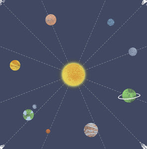 Connecting Space Navy by Seabrook Wallpaper