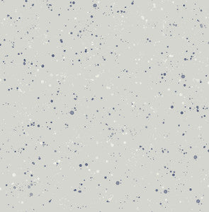 Paint Splatter Gray and Midnight Blue by Seabrook Wallpaper