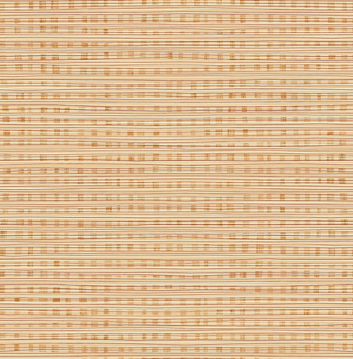 Weave Terra Cotta by Seabrook Wallpaper Day Dreamers United States 56.12 20.87" 20.5" - Fabric Carolina -