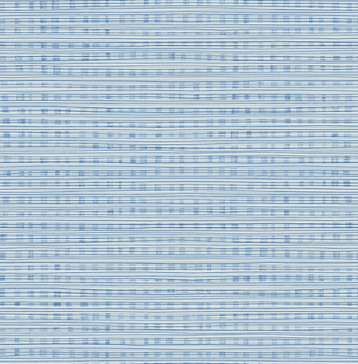 Weave Sky Blue by Seabrook Wallpaper Day Dreamers United States 56.12 20.87" 20.5" - Fabric Carolina -