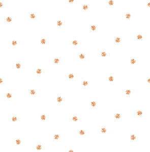 Little Daisy Orange by Seabrook Wallpaper