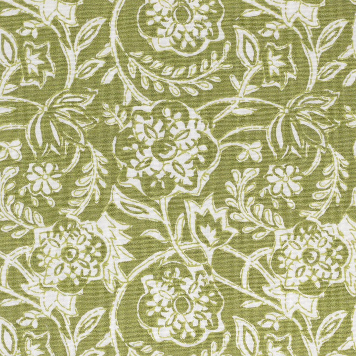 Dabster 2 Olive by Stout Fabric RAINBOW LIBRARY PEAR/JUNGLE 100%COT INDIA Horizontal: 4.500 and Vertical: 5.500 56 in - Fabric Carolina -