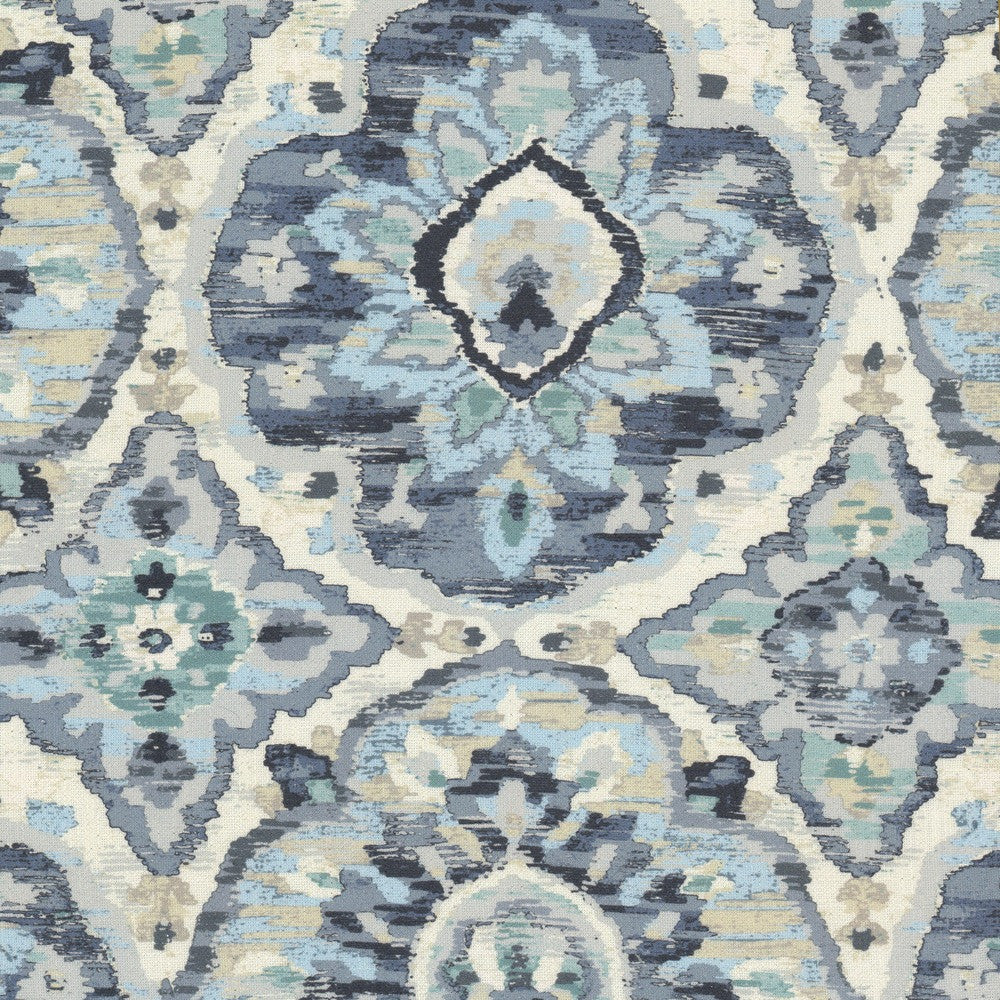 Daily 5 Slate by Stout Fabric Stout Fabric Daily 5 SlateFabric Rainbow Library Harbor/Ink 70%Svi 30%Lin Spain </p><p>Repeat: H: 27, V: 0 54 in - Fabric Carolina -