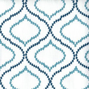 Daisy Blueberry 181 by Norbar Fabric See Sample 52% POLYESTER 48% COTTON INDIA UFAC 1 </p><p>Repeat: Horizontal: 8 1/2" and Vertical: 6" 52 - Fabric Carolina -