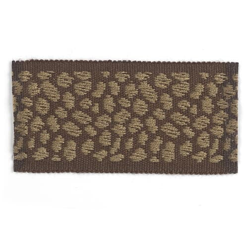 Dakarte 9 Coffee by Stout Trim PETITE EXPRESSIONS TRIM 43%SVI 33%ACR 24%POL CHINA Horizontal: 0 and Vertical: 0 1.75 in - Fabric Carolina -