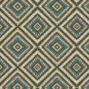 Helton 34 Turquoise by ABBEYSHEA Fabric