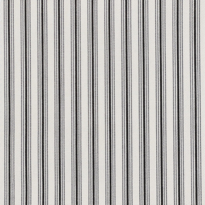Dalton 3 Black/Cream by Stout Fabric JUST STRIPES DENIM/SLATE 100%COT USA PERFORMANCE RATED FABRIC FLAME RETARDANT-U.F.A.C. CLASS 1 CATB 117-2013 WYZENBEEK 45 000 DOUBLE RUB WEAR TEST (HEAVY DUTY) Horizontal: 0.500 and Vertical: 0.000 56.5 in - Fabric Carolina -