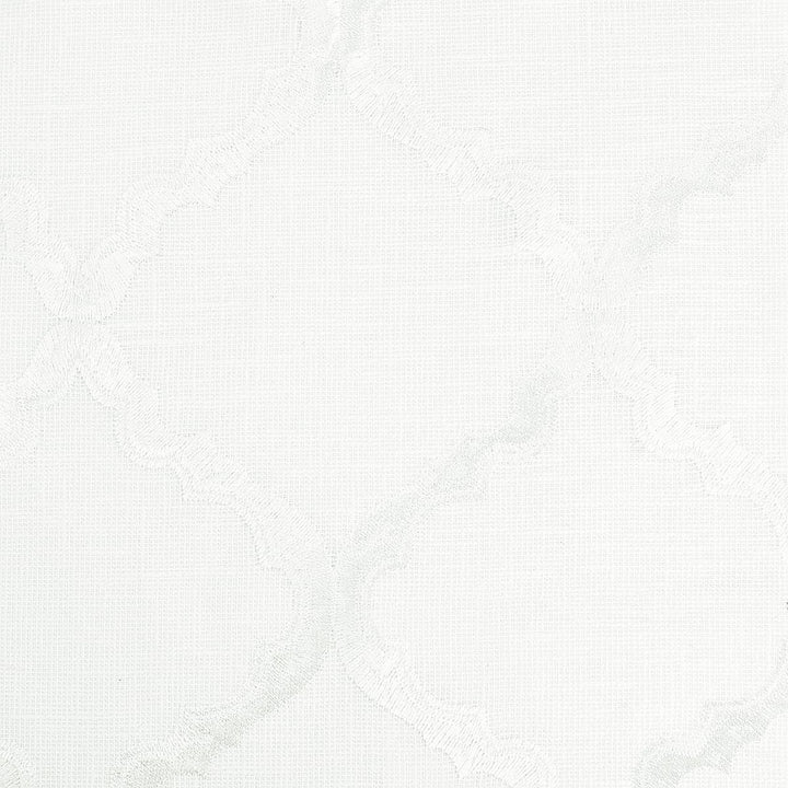 Damascus 2 Bone by Stout Fabric COLOR MY WINDOW FROST/ALABASTER 81%POL 19%COT INDIA Horizontal: 8.75 and Vertical: 4.5 51 in - Fabric Carolina -