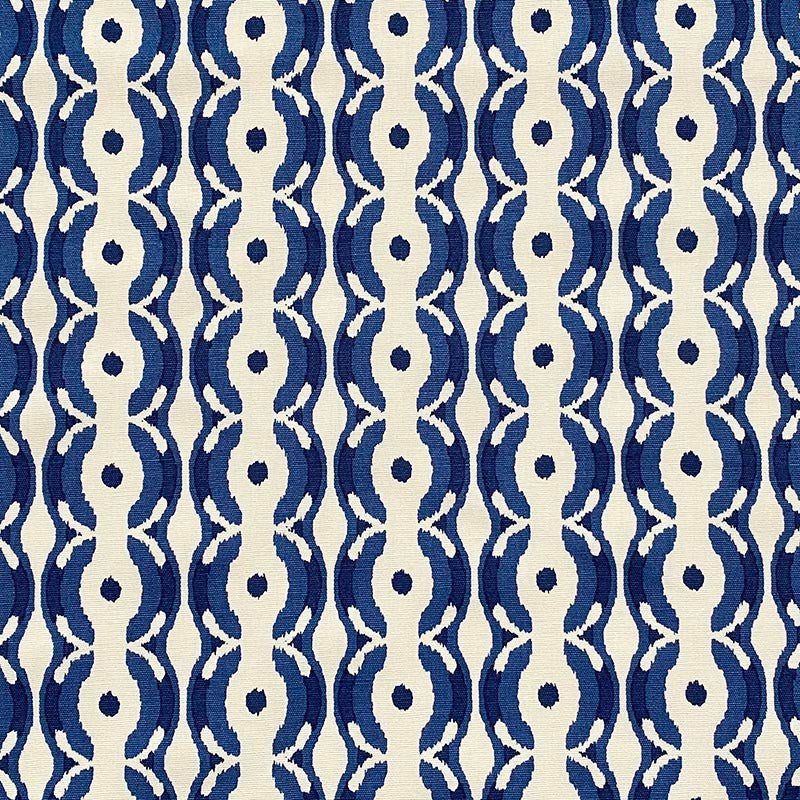 Darby Sapphire by Magnolia Fabric - 100% CTN INDIA NA Horizontal: 2.00 and Vertical: 1.50 54" - Fabric Carolina -