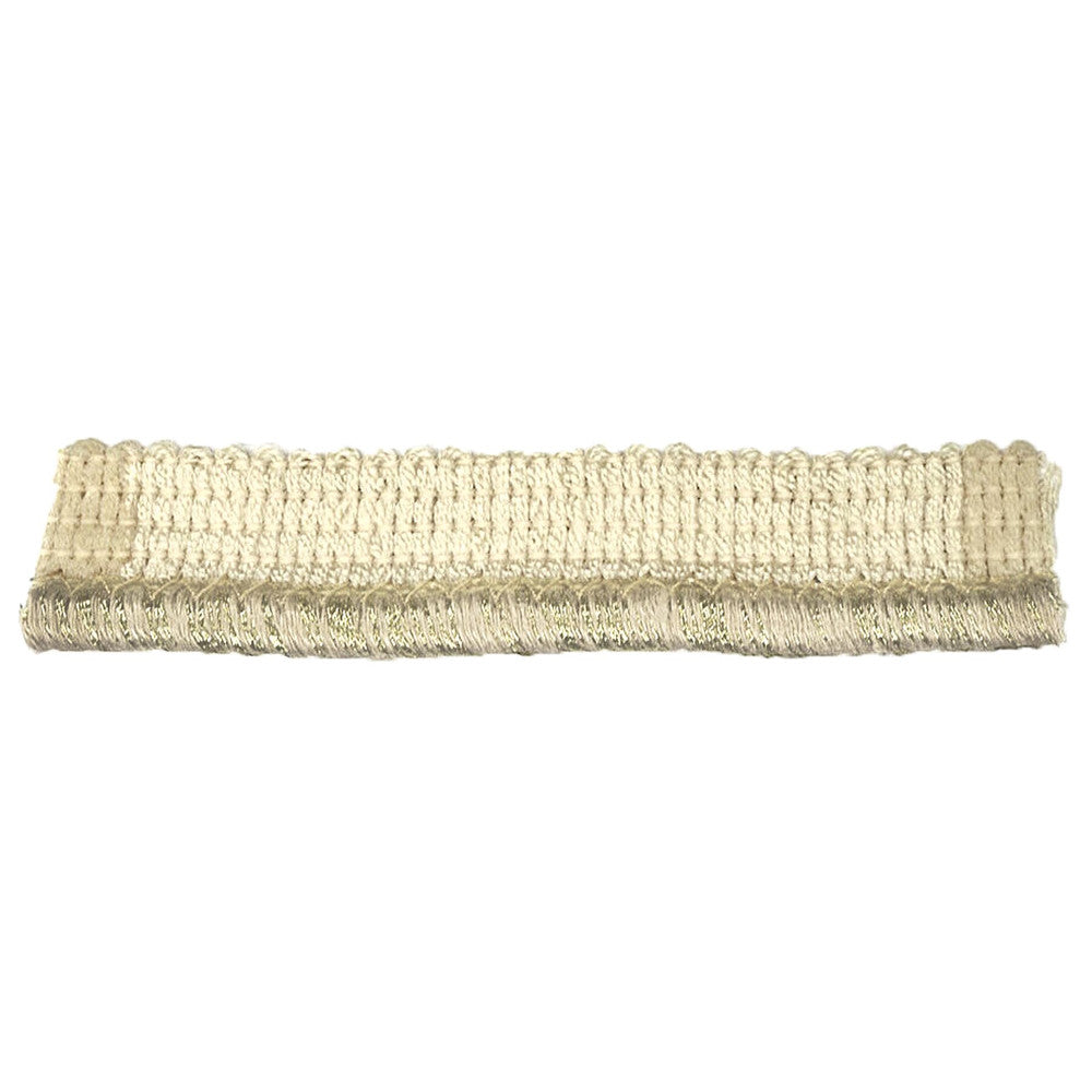 Dardan 2 Linen by Stout Trim Moondust Trim 30% Cotton 29% Acrylic 27% Linen 10% Spun Viscose 4% Metallic ITALY Horizontal: 0.25 and Vertical: 0.25 0.25 in - Fabric Carolina -